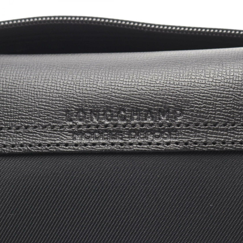 Longchamp Le Pliage Energy S 手提包 L1512HSR001 皮革尼龍帆布 黑色 全新 女士-3