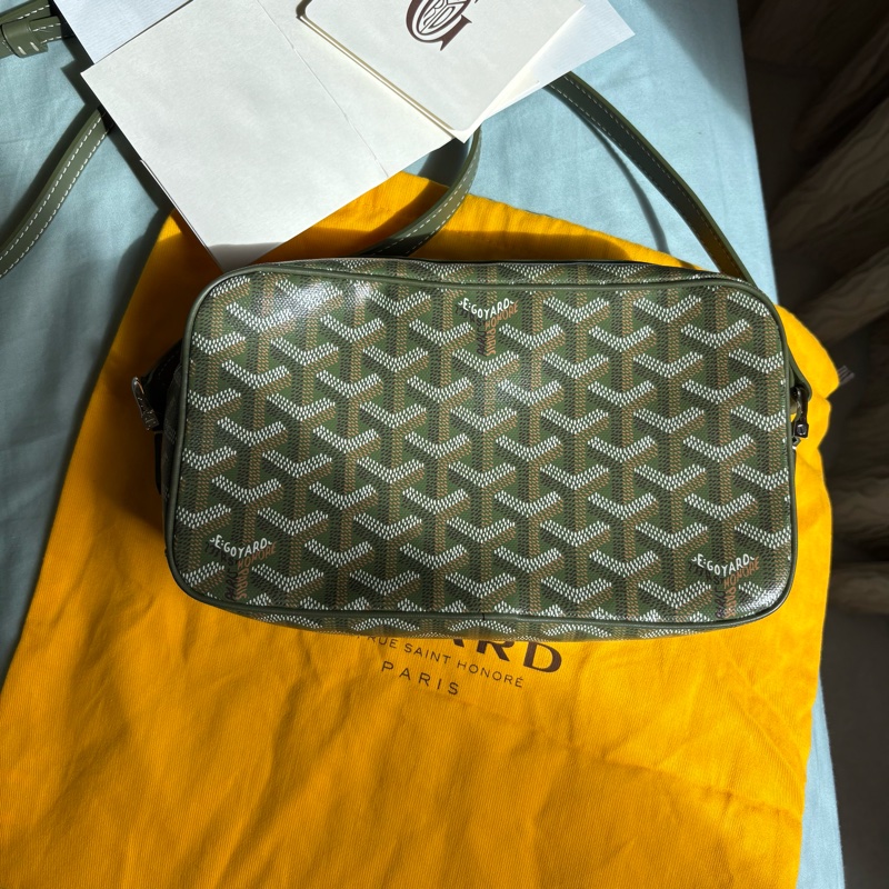Goyard 限量版 卡其綠/酪梨綠 相機包-1