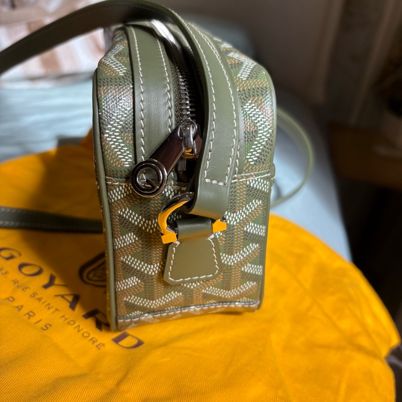 Goyard 限量版 卡其綠/酪梨綠 相機包-4