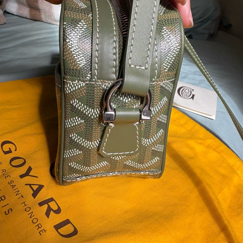 Goyard 限量版 卡其綠/酪梨綠 相機包-5