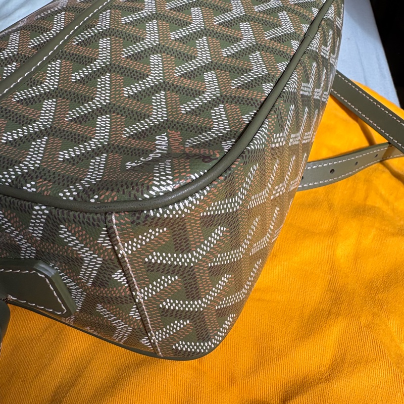 Goyard 限量版 卡其綠/酪梨綠 相機包-7