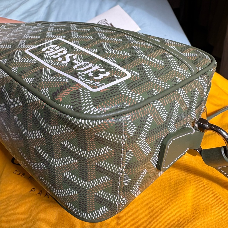 Goyard 限量版 卡其綠/酪梨綠 相機包-8