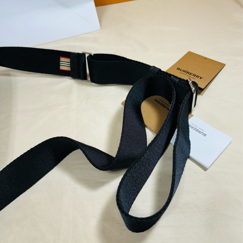 ✨好看實用 Burberry巴寶莉 超美黑銀新款雙層相機包 肩背 斜背包-5