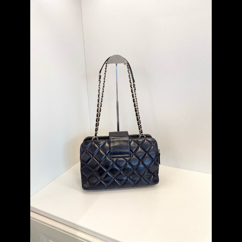 Chanel tote bag 油蠟牛皮-1