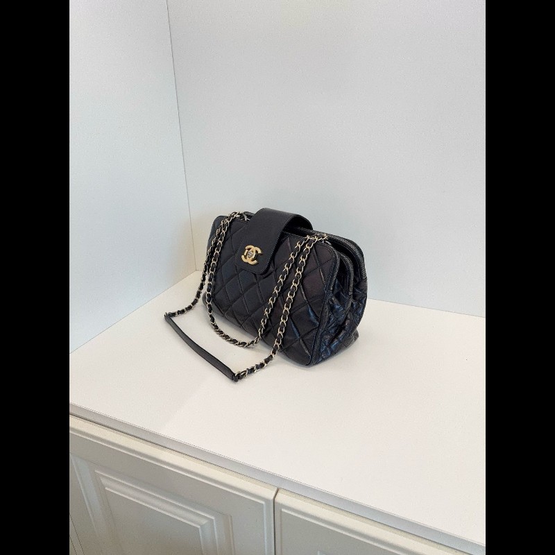 Chanel tote bag 油蠟牛皮-3