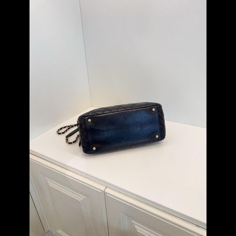 Chanel tote bag 油蠟牛皮-5