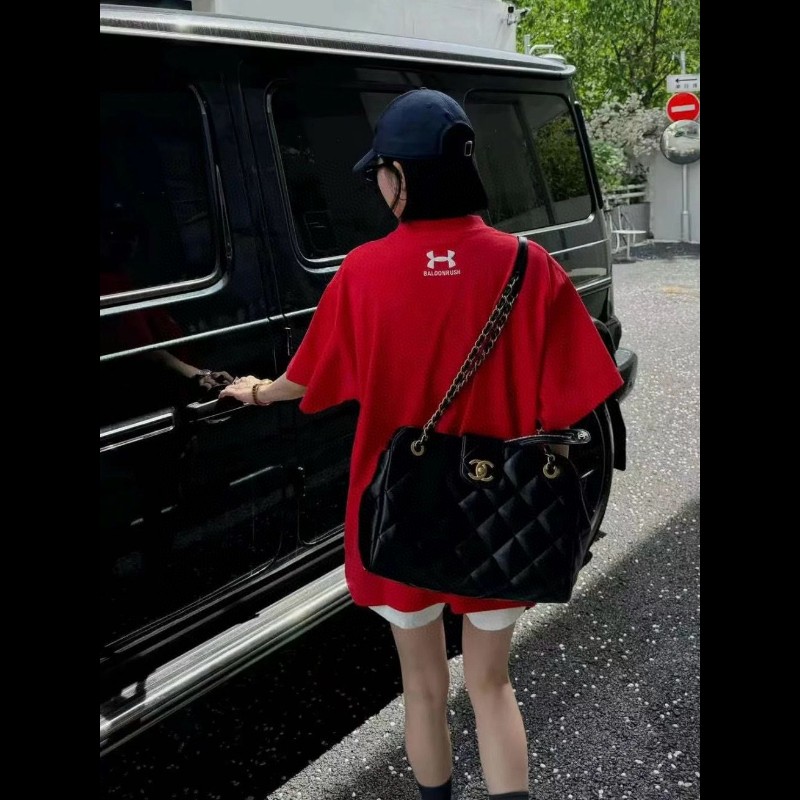 Chanel tote bag 油蠟牛皮-8