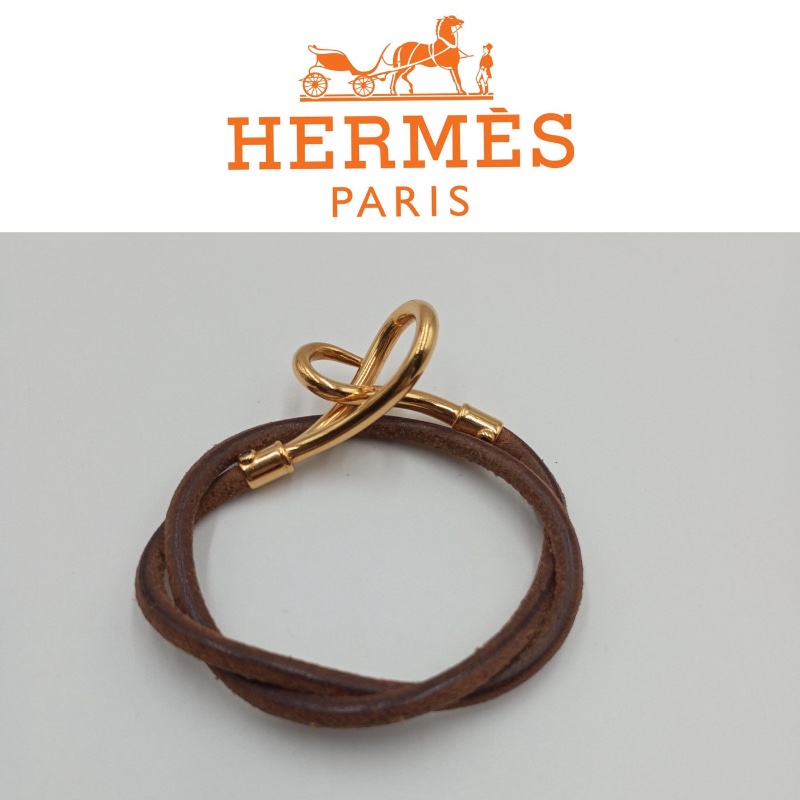 HERMES愛馬仕 手環 皮革手環 精品手環-0