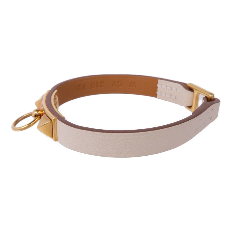 HERMES Swift皮革Rivale Mini Bracelet金扣手帶-1