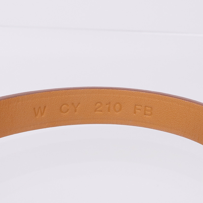 HERMES Swift皮革Rivale Mini Bracelet金扣手帶-8