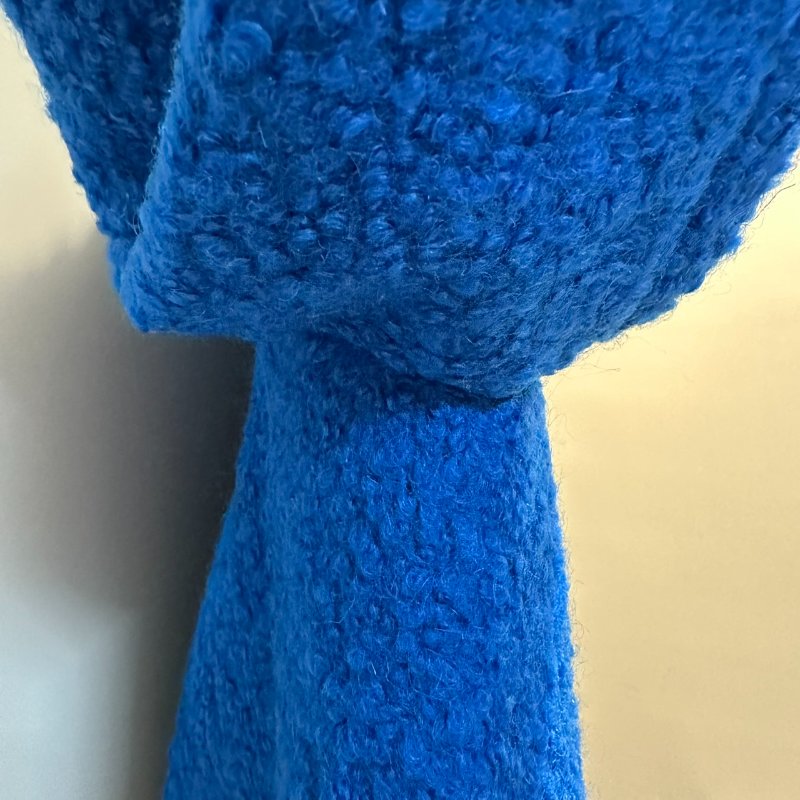 【美收精品】PRADA 寶藍色短版毛毛外套 B-264【隔月月中將轉賣至日本 上架期限30天】-4