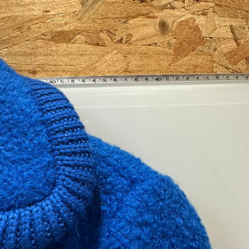 【美收精品】PRADA 寶藍色短版毛毛外套 B-264【隔月月中將轉賣至日本 上架期限30天】-9