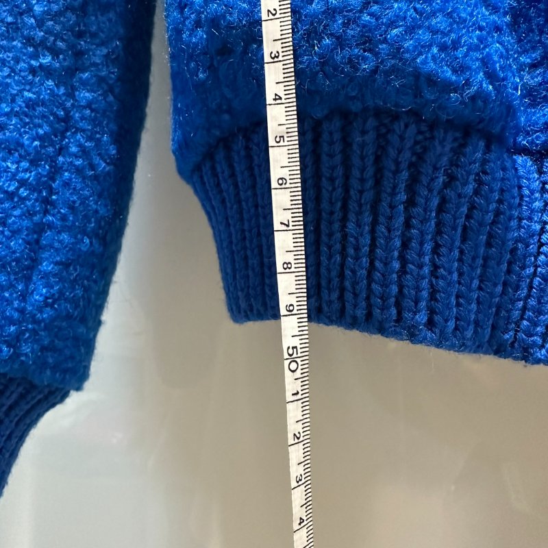 【美收精品】PRADA 寶藍色短版毛毛外套 B-264【隔月月中將轉賣至日本 上架期限30天】-10