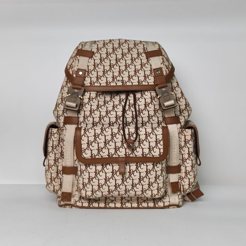 DIOR 老花帆布2021HitTheRoad雙肩包肩背包-0