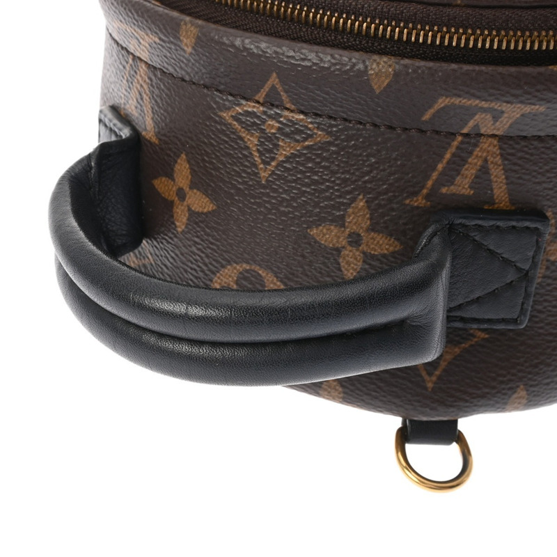 路易威登 Monogram Palm Springs 迷你雙肩包，棕色 (M44873) - 女士帆布雙肩包/日用背包-3
