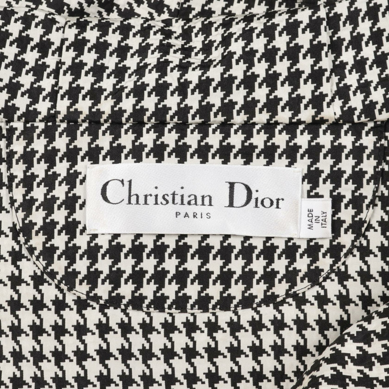 Christian Dior 蜜蜂刺繡山峰連帽衫，聚酯纖維，白色/黑色，XS 碼，女款-2