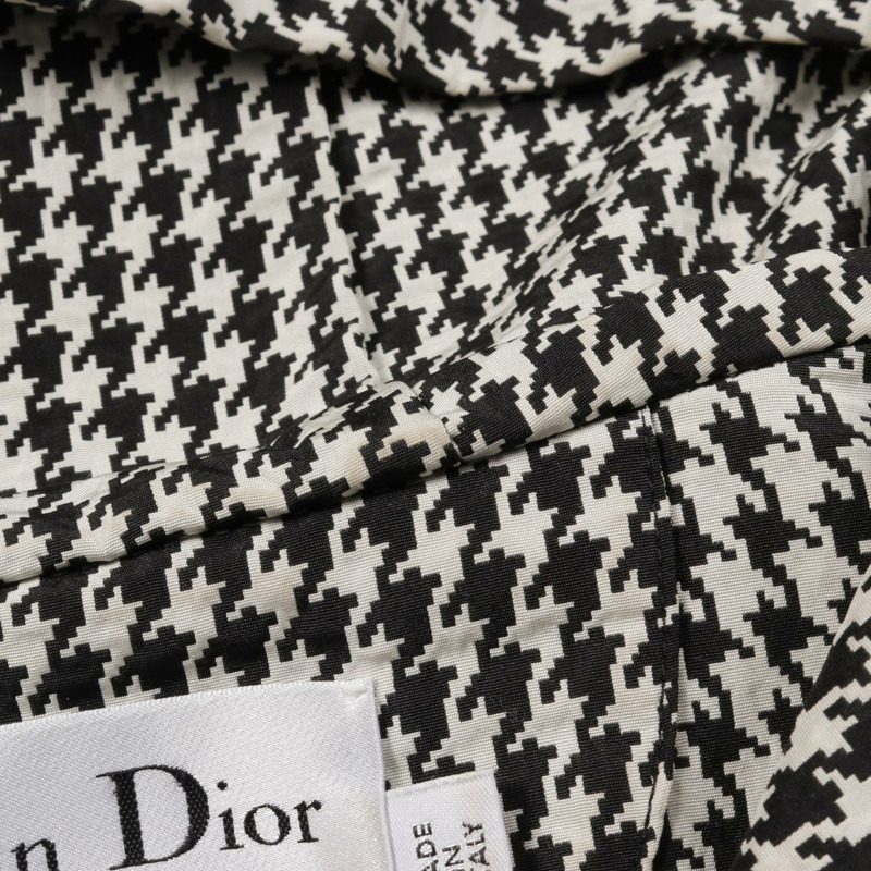 Christian Dior 蜜蜂刺繡山峰連帽衫，聚酯纖維，白色/黑色，XS 碼，女款-4