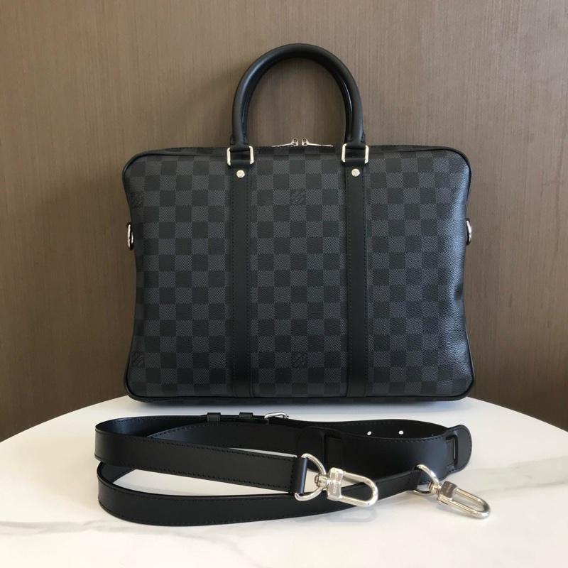 Lv棋盤格公事包-1