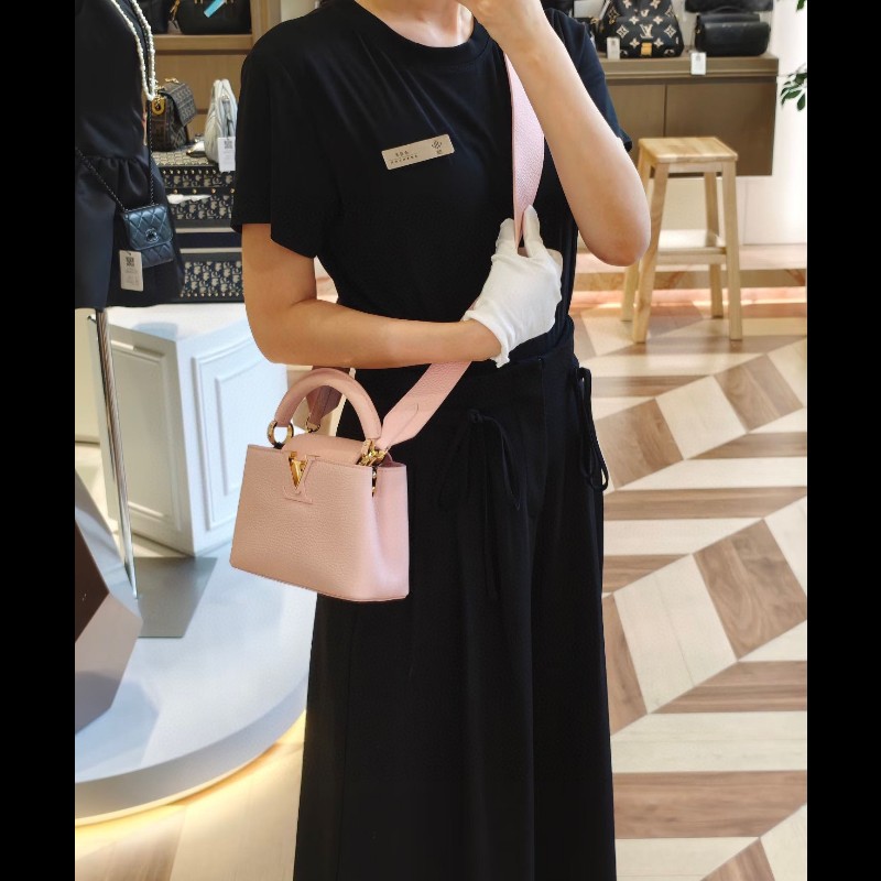 Lv capucines mini 樱花粉-5