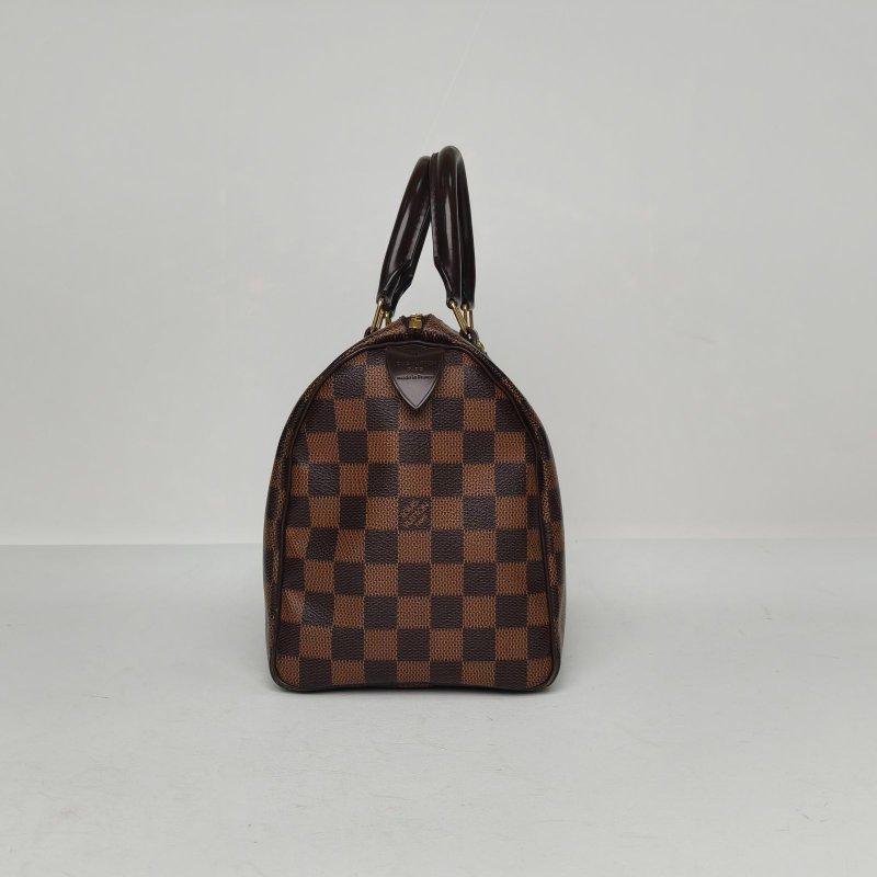 LOUIS VUITTON Sp25無肩帶棕色棋盤格PVC2014肩背包-1
