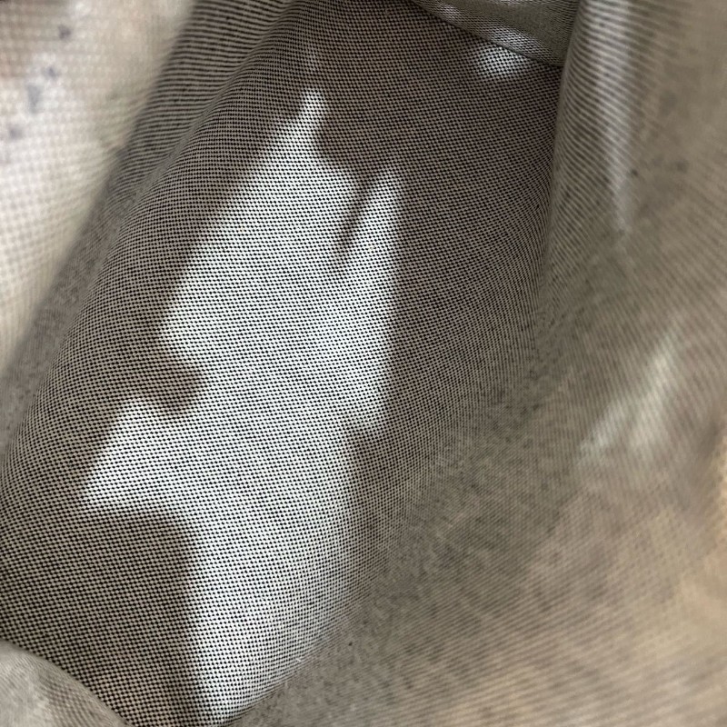 Hermes herbag 31黑白防水布拼色銀釦-12