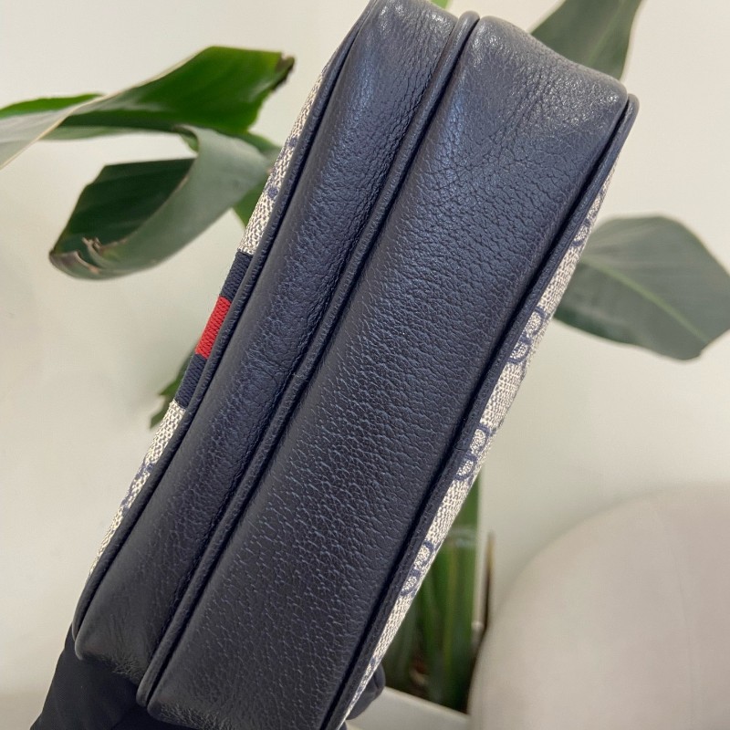 Gucci Ophidia藍色mini郵差包 腰包胸包-4