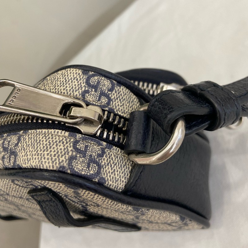 Gucci Ophidia藍色mini郵差包 腰包胸包-10