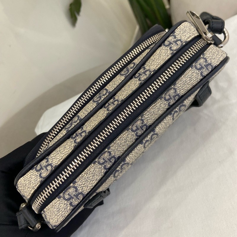 Gucci Ophidia藍色mini郵差包 腰包胸包-11