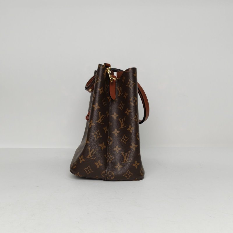LOUIS VUITTON NÉONOÉ水桶包中號26棕色內裏老花PVC金扣2020肩背包-1