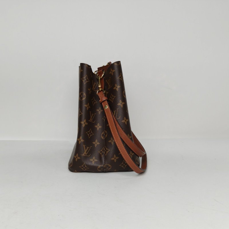 LOUIS VUITTON NÉONOÉ水桶包中號26棕色內裏老花PVC金扣2020肩背包-3