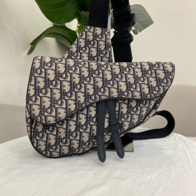 Dior/迪奧 Saddle 馬鞍包胸包斜背包-0