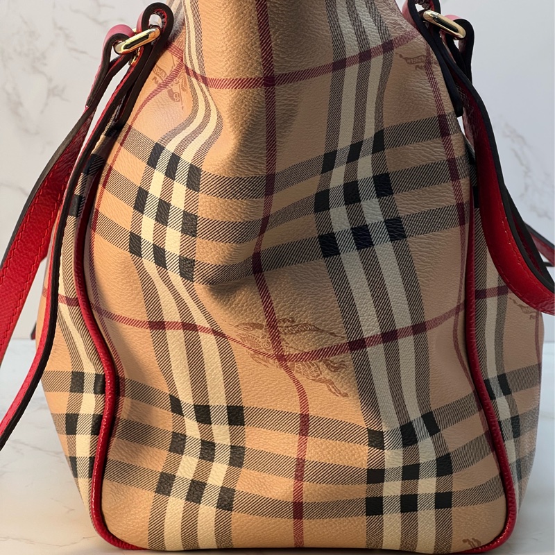 💗香緹國際精品💗 Burberry 托特水餃包 極新 超甜價-4