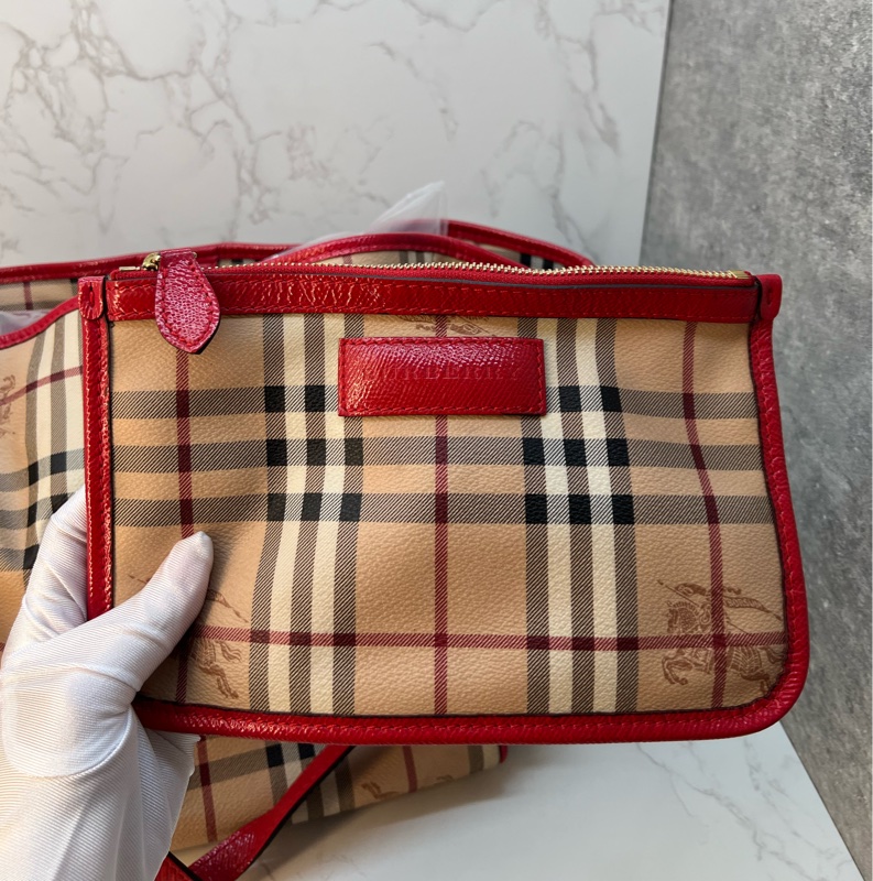 💗香緹國際精品💗 Burberry 托特水餃包 極新 超甜價-11