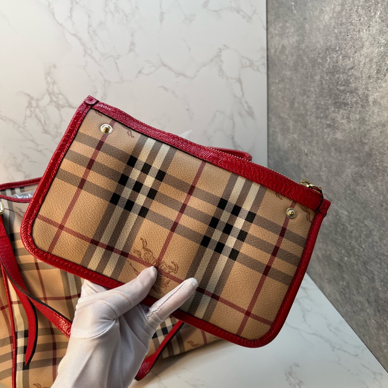 💗香緹國際精品💗 Burberry 托特水餃包 極新 超甜價-12