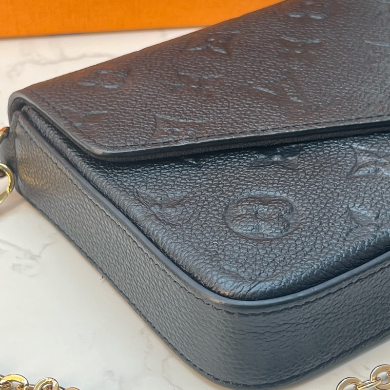 💗香緹國際精品💗 LV 黑壓三合一鏈條包-5