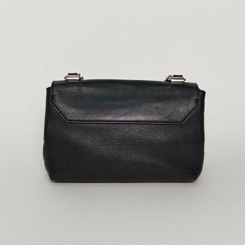 LOUIS VUITTON LockmeIIBB22黑色牛皮銀扣2016肩背包-2