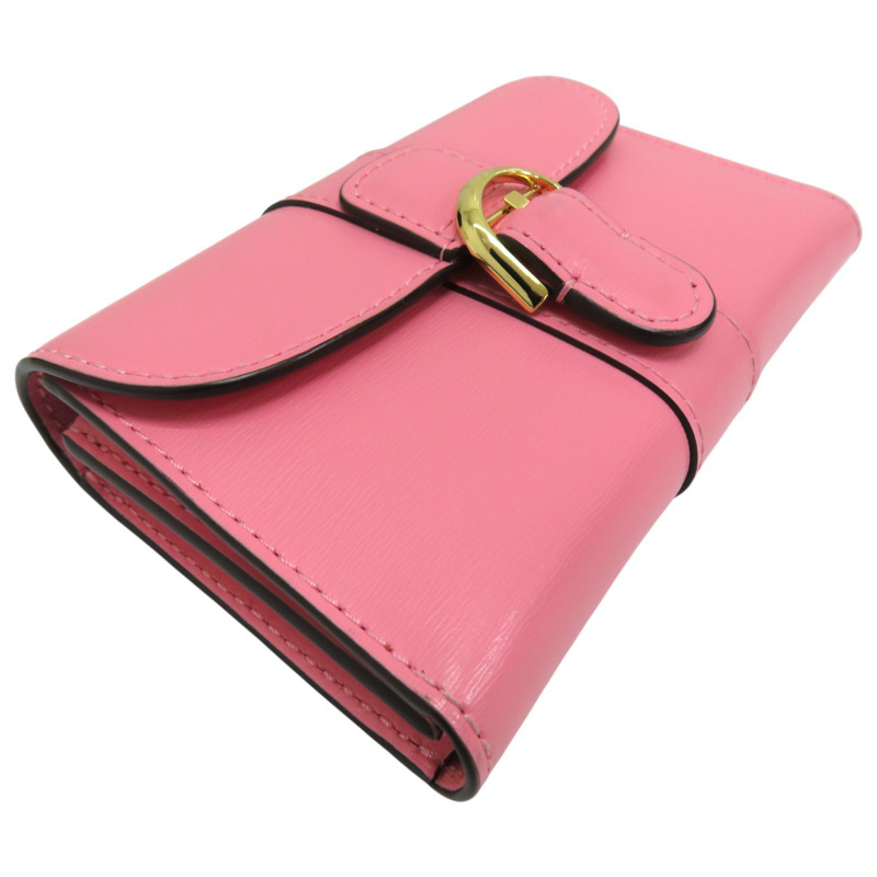 粉色 牛皮 Brillant 卡片夾【Delvaux 德爾沃】-2