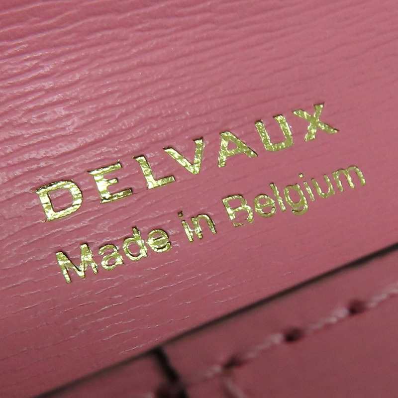 粉色 牛皮 Brillant 卡片夾【Delvaux 德爾沃】-6