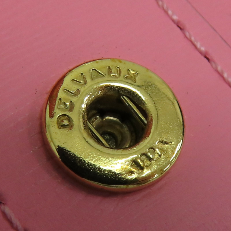 粉色 牛皮 Brillant 卡片夾【Delvaux 德爾沃】-7