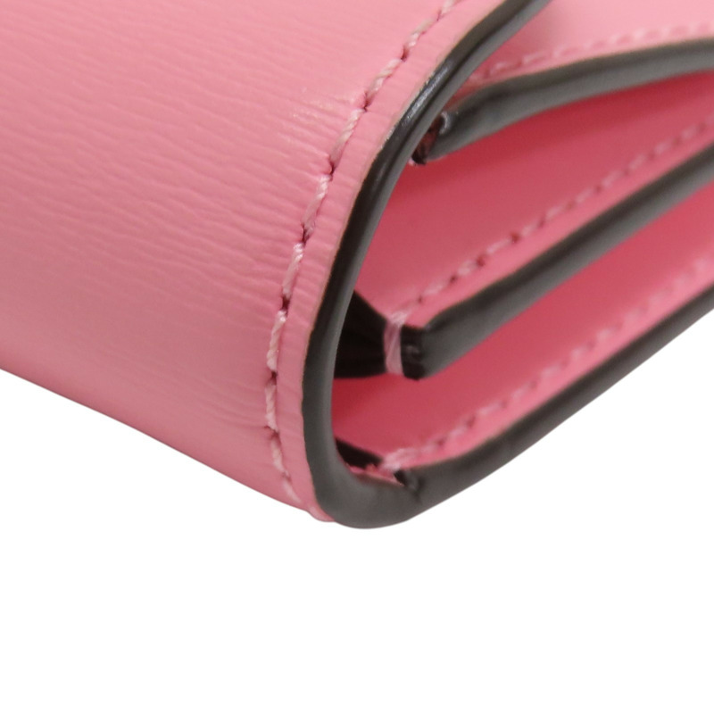 粉色 牛皮 Brillant 卡片夾【Delvaux 德爾沃】-13