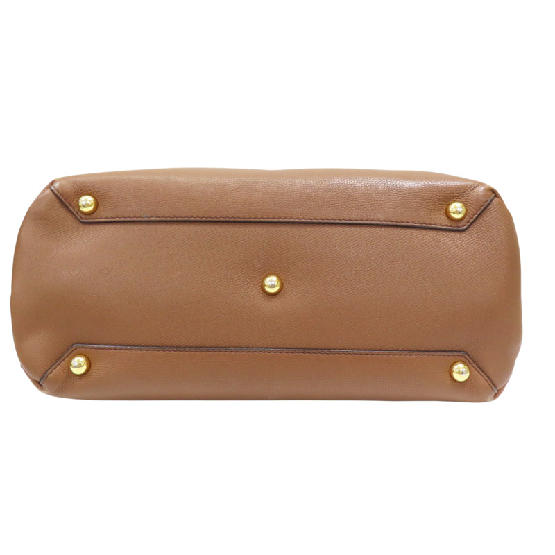 棕色 牛皮 經典格紋 兩用包 【BURBERRY 巴寶莉】-3