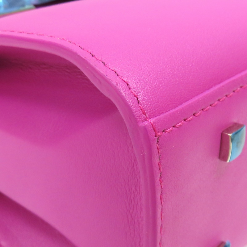 粉紅色 牛皮 Delvaux Tempete PM 肩背包【Delvaux 德爾沃】-14