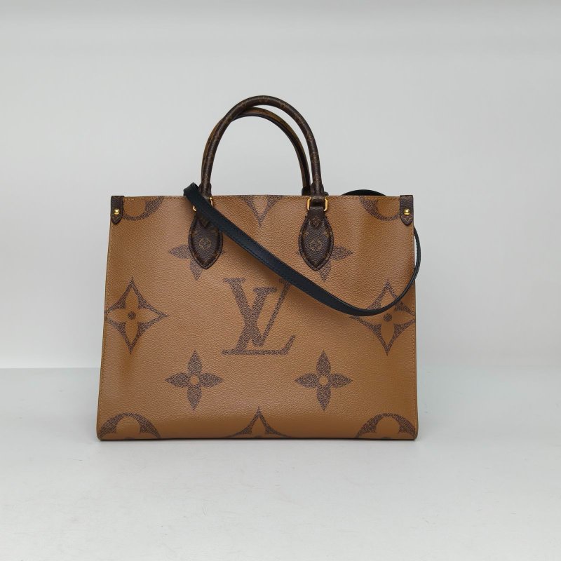 LOUIS VUITTON Onthego中號35老花PVC晶片肩背包-0