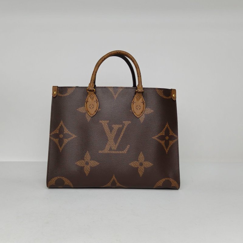 LOUIS VUITTON Onthego中號35老花PVC晶片肩背包-2