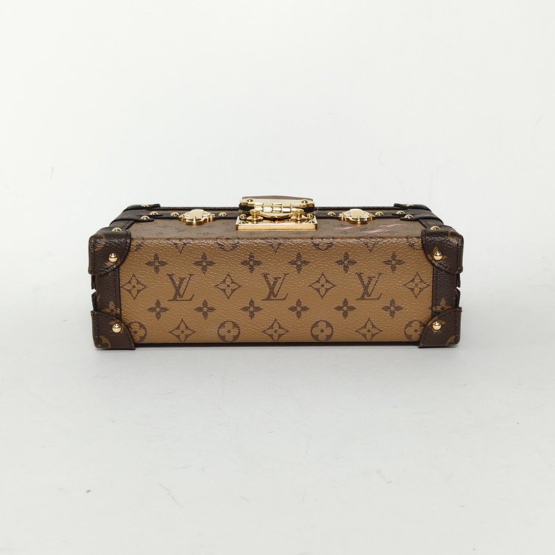 LOUIS VUITTON PETITEMALLE月光寶盒20老花PVC晶片肩背包-4