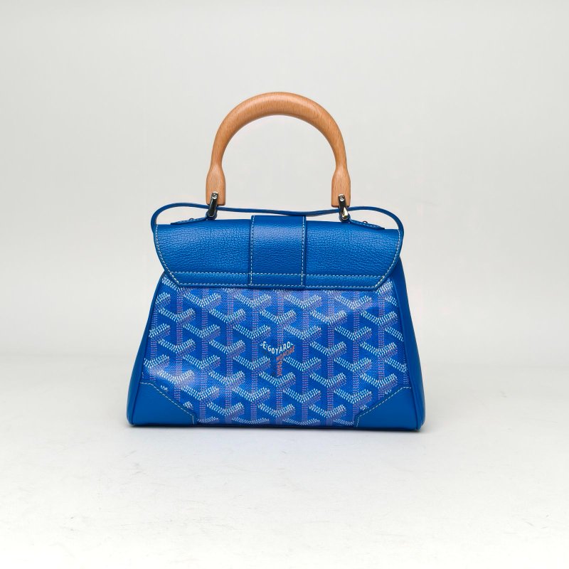 GOYARD SAIGON西貢Mini20藍色PVC肩背包-2