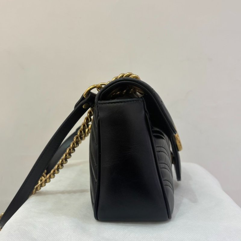 GUCCI Marmont 掀蓋斜背包26cm-3