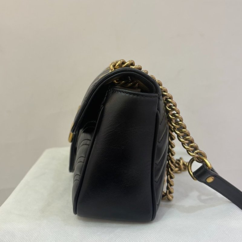 GUCCI Marmont 掀蓋斜背包26cm-4