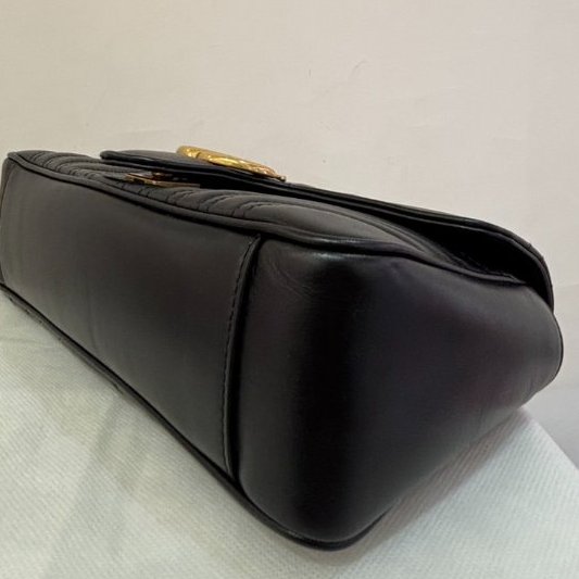 GUCCI Marmont 掀蓋斜背包26cm-6