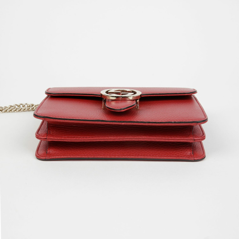 GUCCI 互扣鏈條單肩斜背包 510304-4